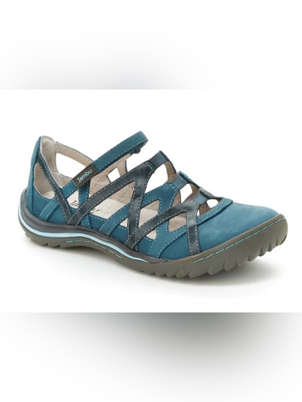 Jambu Tangerine Flats Strappy Memory Foam Footbed Women's 8M